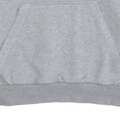 Adidas Men's Grey Pullover Hoodie L Fleece Sportswear Sweatshirt