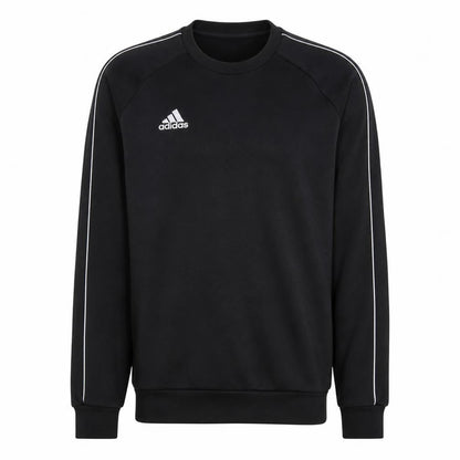 Adidas Mens Black Crew Neck Pullover Sweatshirt Size M
