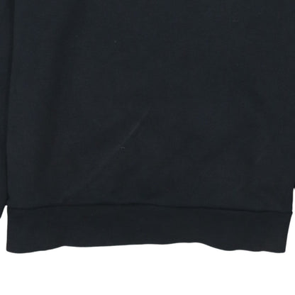Adidas Mens Black Crew Neck Pullover Sweatshirt Size M