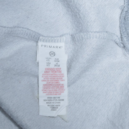 Primark Disney Minnie Mouse Grey Pullover Hoodie Women 2XS