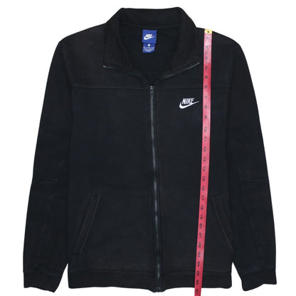 Nike Men's Black Medium Full Zip Track Jacket Fleece