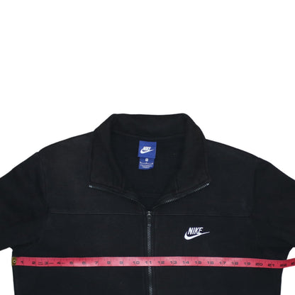 Nike Men's Black Medium Full Zip Track Jacket Fleece