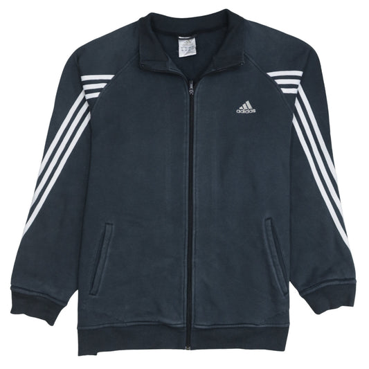 adidas Mens Black XL Track Jacket Full Zip Sports Top
