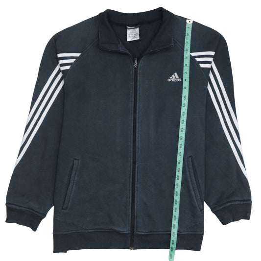 adidas Mens Black XL Track Jacket Full Zip Sports Top