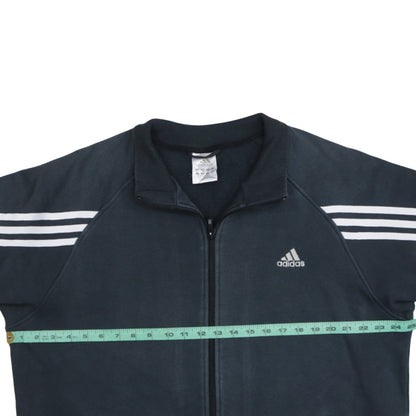 adidas Mens Black XL Track Jacket Full Zip Sports Top