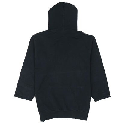 Timberland Men's Black Pullover Hoodie M Embroidered Logo Fleece