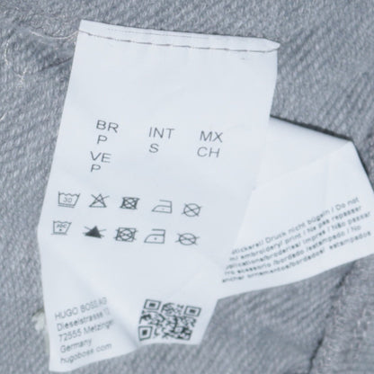 Hugo Boss Men's Grey Full Zip Hooded Sweatshirt Size S Regular Fit