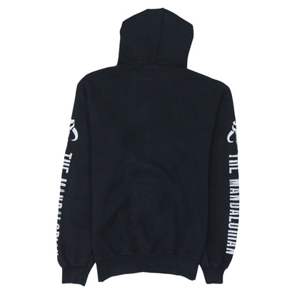 Nastrovia Mens Black The Mandalorian Pullover Hoodie Size S