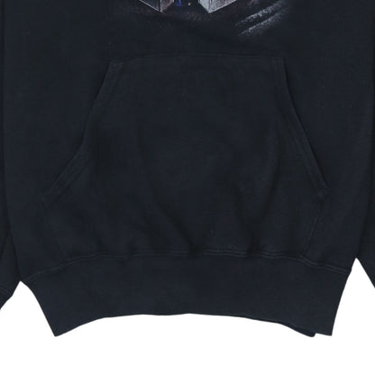 Nastrovia Mens Black The Mandalorian Pullover Hoodie Size S