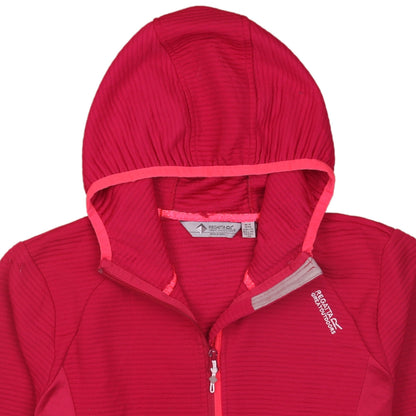 Regatta Women's Red Hooded Softshell Jacket Size 14 Lightweight