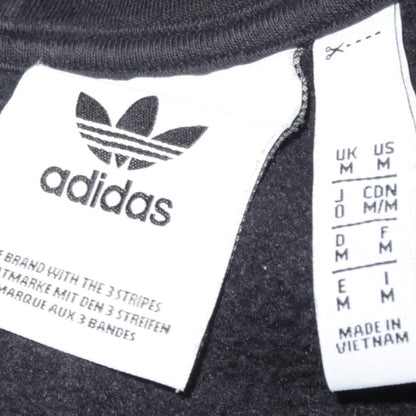 Adidas Men's Black Blue 1/2 Zip Hoodie M Regular Fit