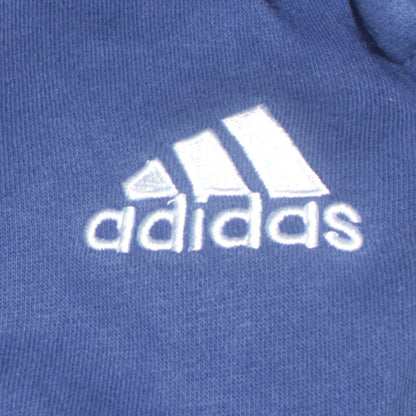 Adidas Men's Blue XL Jogger Sweatpants Elastic Waist Fleece Sports Trousers
