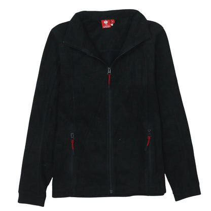 Engelbert Strauss Women's Black Fleece Full Zip Active Jacket Size S