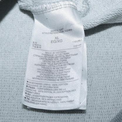 GAP Men's Grey London Logo Pullover Hoodie XL Classic Fit