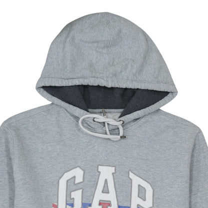 GAP Men's Grey London Logo Pullover Hoodie XL Classic Fit