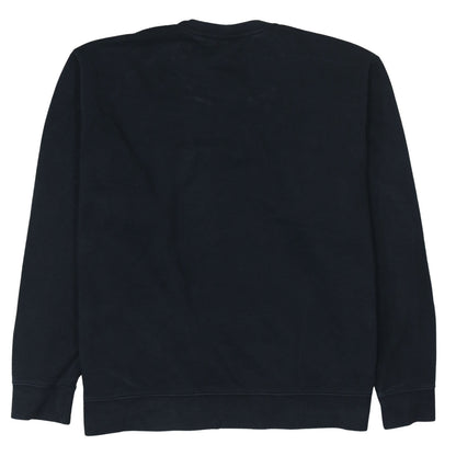 Nike Womens Black XXL Pullover Sweatshirt Cotton Blend Crew Neck