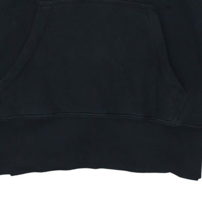 Nike Sportswear Women's Black Henley Hoodie Size M Cotton Blend