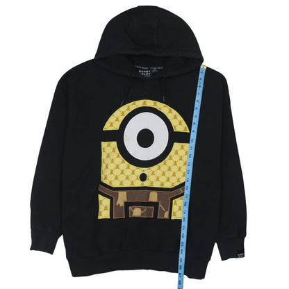 Bobby Abley Minions Black Hoodie 2XL Women Relaxed Fit Pullover