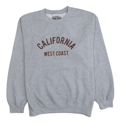 PrettyLittleThing Women's Grey California West Coast Sweatshirt Size S