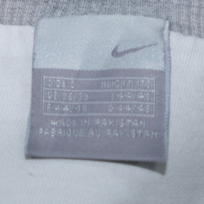 Nike Men's Grey Pullover Sweatshirt S Crew Neck Fleece Regular Fit