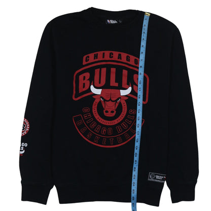NBA Chicago Bulls Men's Black L Pullover Sweatshirt