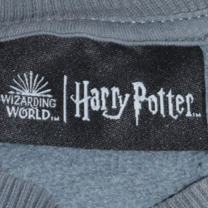 Harry Potter Women Grey Hogwarts Crest Sweatshirt Size 12-14 M