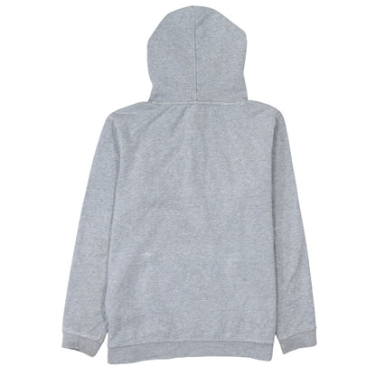 Kappa Boys Grey Hooded Pullover Sweatshirt 12 Years Logo Fleece