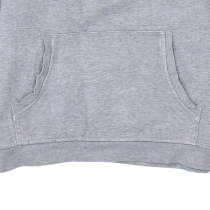 Kappa Boys Grey Hooded Pullover Sweatshirt 12 Years Logo Fleece