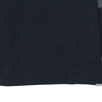 The North Face Boys Grey Long Sleeve Logo Cotton T-Shirt Size L