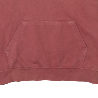 Nike Men's Brown Pullover Hoodie L Logo Fleece Sweatshirt