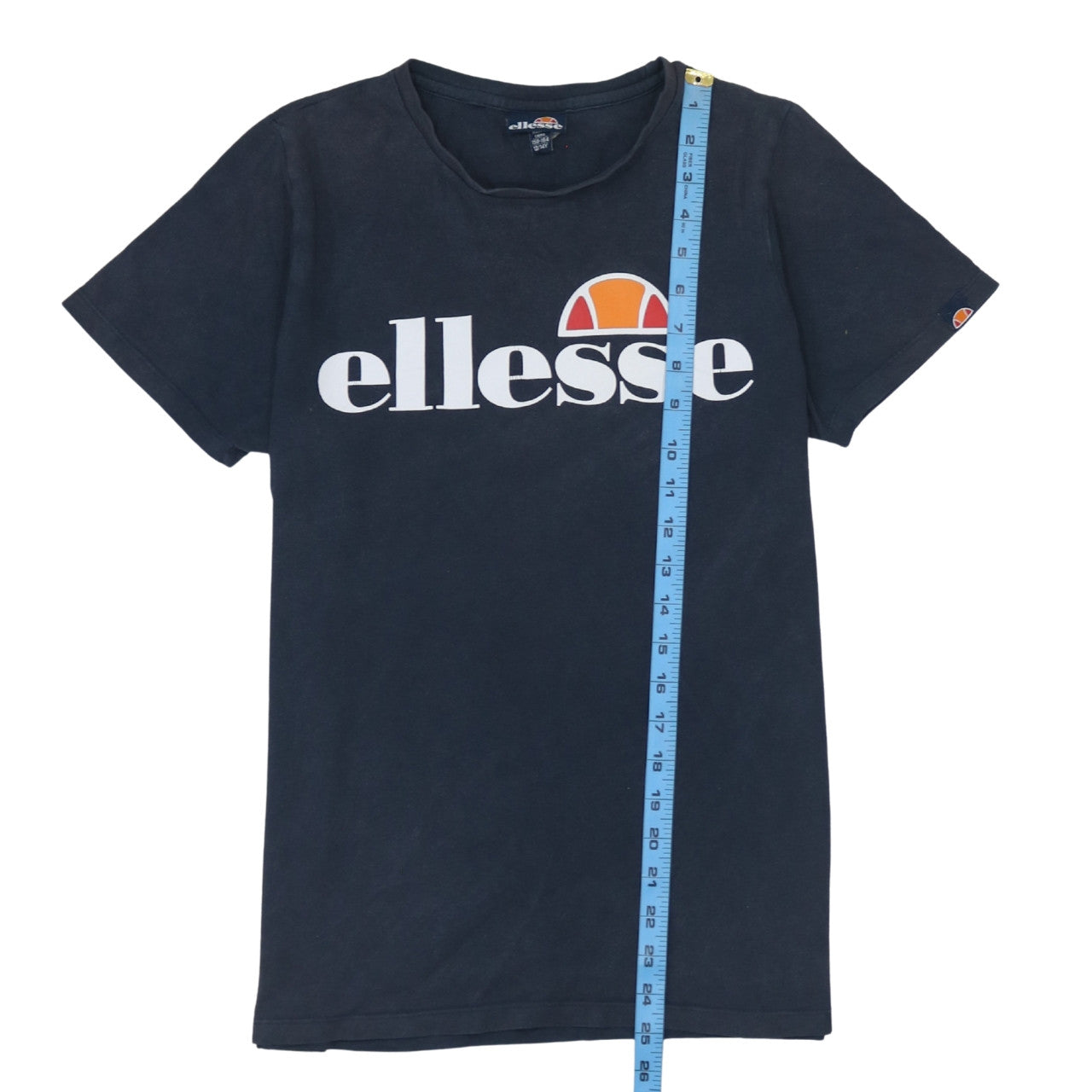 Ellesse Boys Black Logo Short Sleeve Cotton T-Shirt 13-14 Years