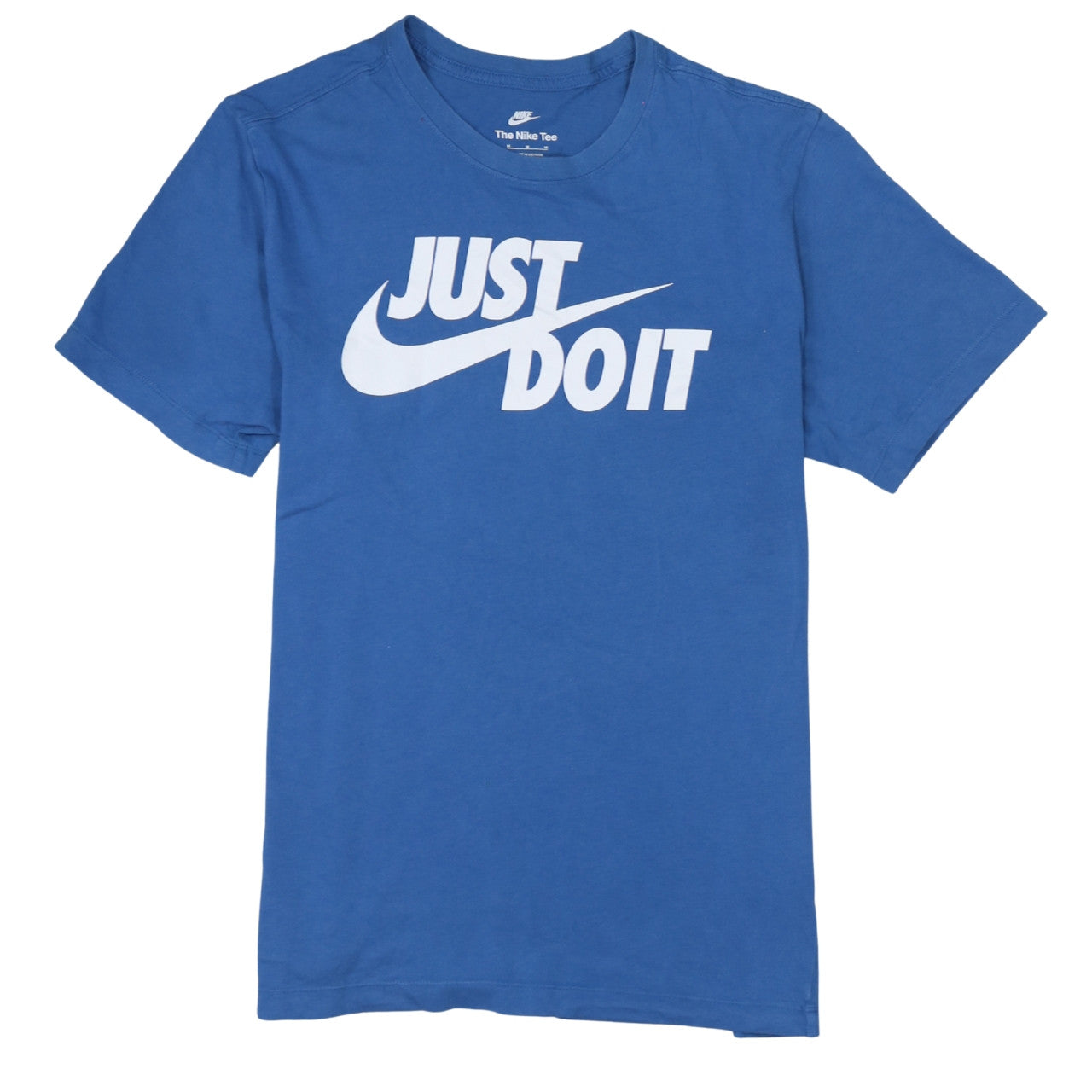 Nike Men's Blue 'Just Do It' Graphic Sports T-Shirt M
