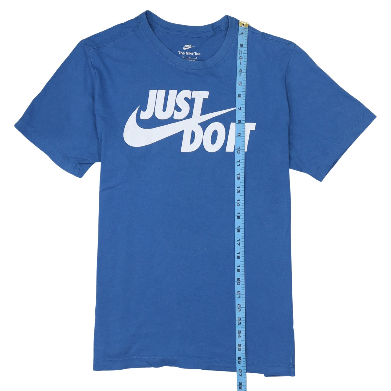 Nike Men's Blue 'Just Do It' Graphic Sports T-Shirt M