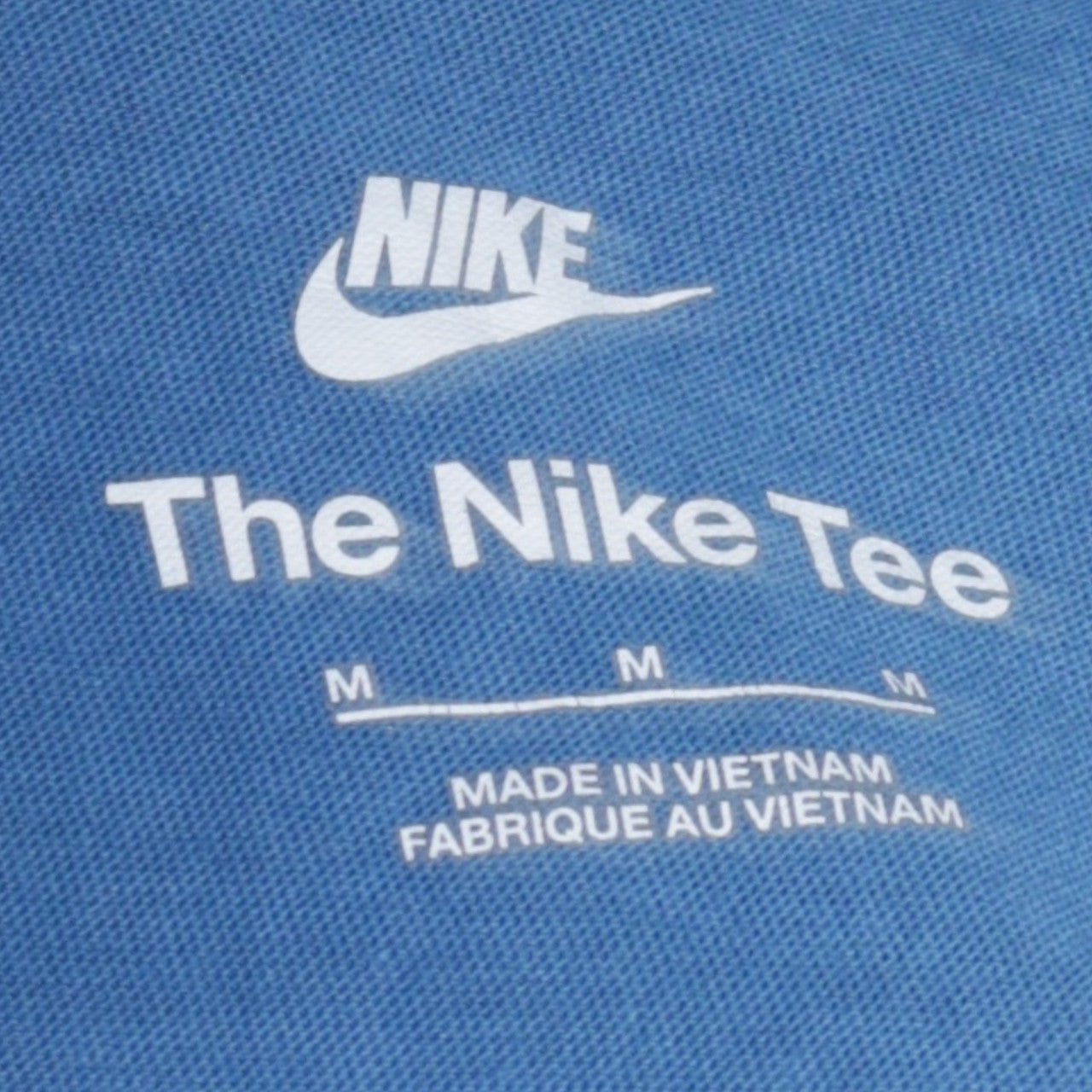 Nike Men's Blue 'Just Do It' Graphic Sports T-Shirt M