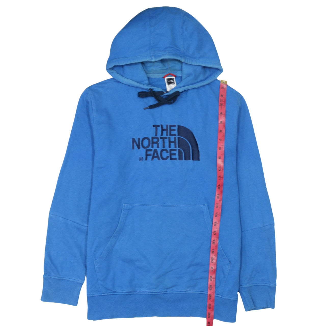 The North Face Mens Blue Pullover Hoodie L Outdoor Cotton