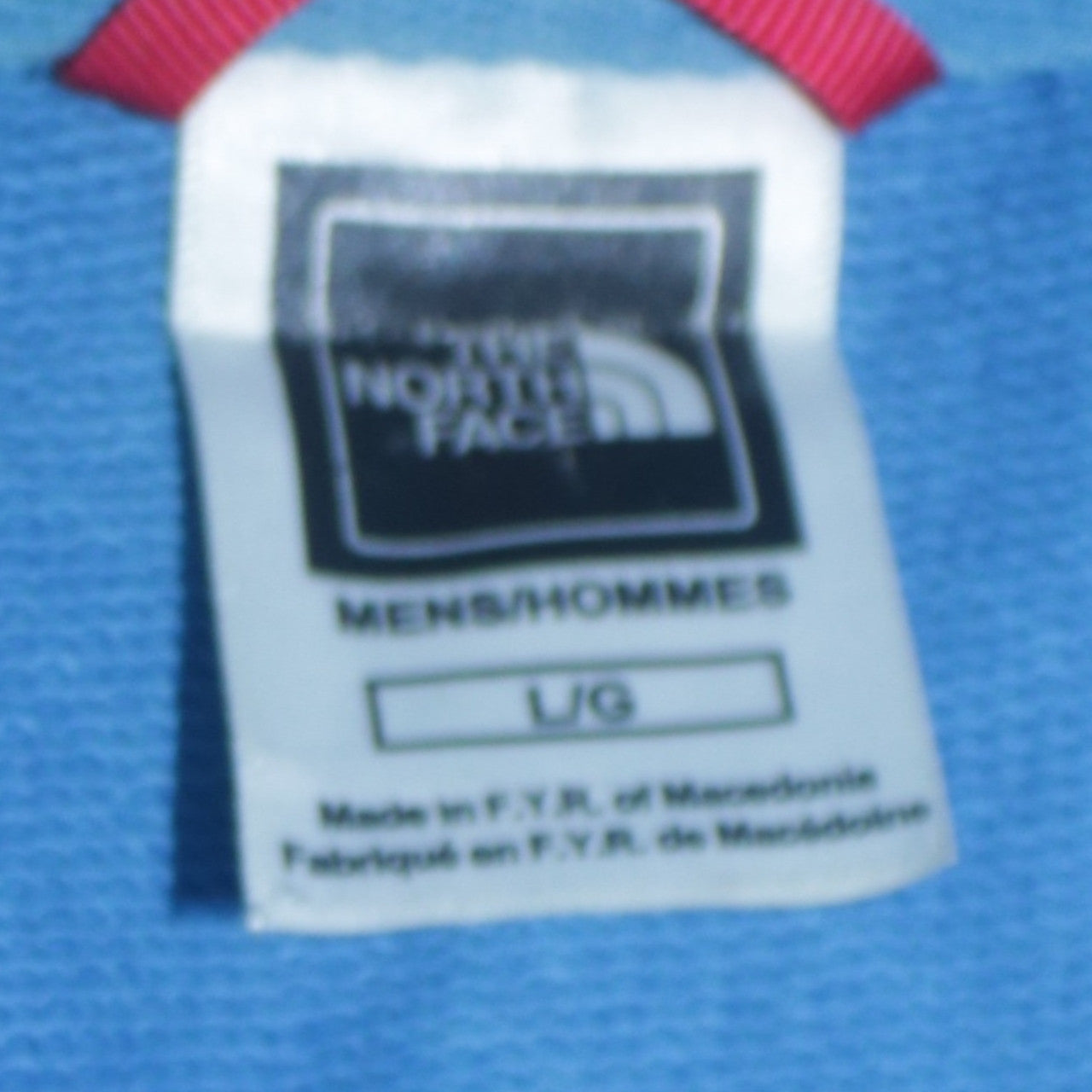 The North Face Mens Blue Pullover Hoodie L Outdoor Cotton
