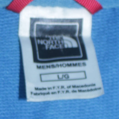 The North Face Mens Blue Pullover Hoodie L Outdoor Cotton