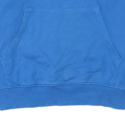 The North Face Mens Blue Pullover Hoodie L Outdoor Cotton