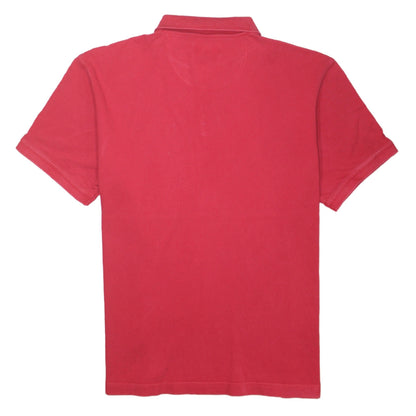 Barbour Men’s Red Cotton Polo Shirt Size 2XL Short Sleeve Casual