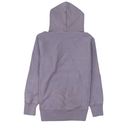 Champion Womens Purple Reverse Weave Hoodie Medium Cotton Embroidered Logo