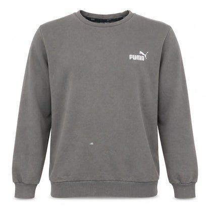 Puma Men's Grey Crew Neck Pullover Sweatshirt Size M