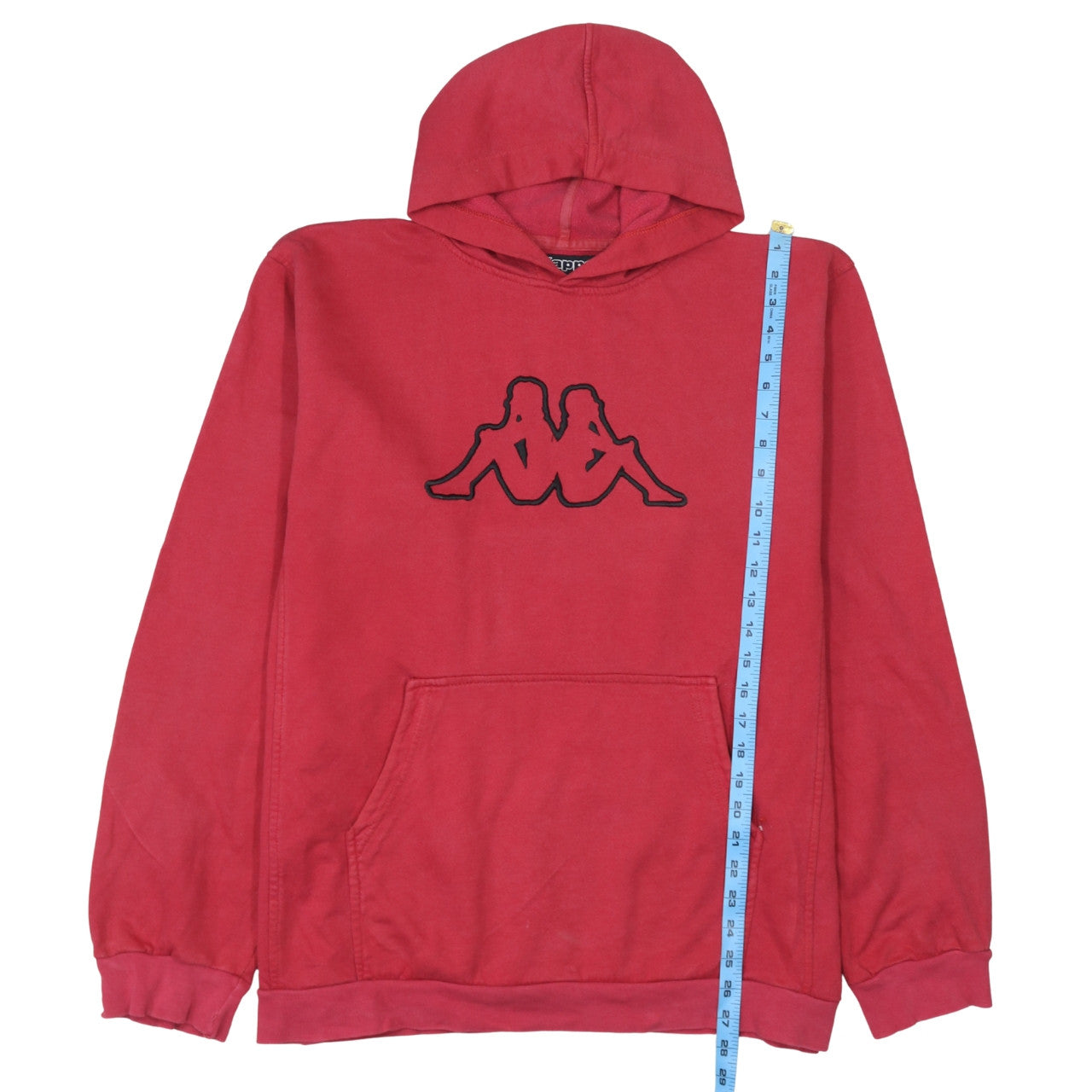 Kappa Men's Red 2XL Pullover Hoodie with Logo