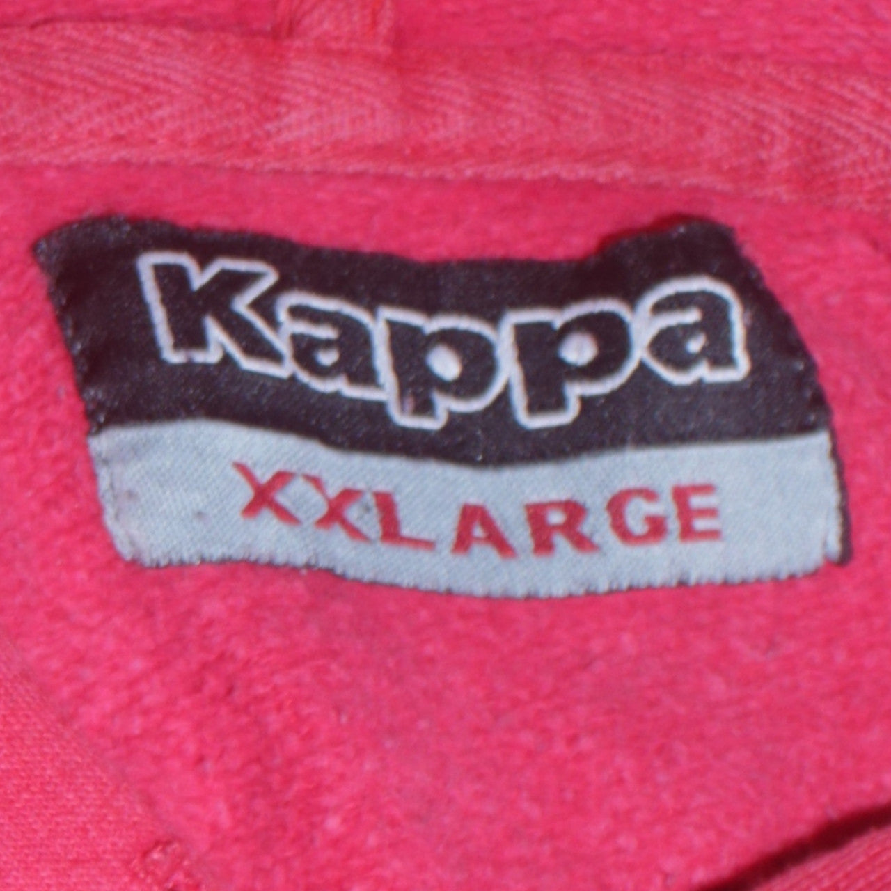 Kappa Men's Red 2XL Pullover Hoodie with Logo