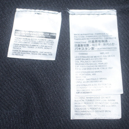 Levi's Men's Black Logo Crew Neck Sweatshirt L Regular Fit