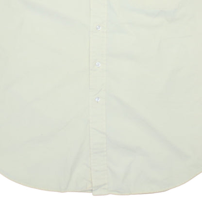 Ralph Lauren Men's Beige Short Sleeve Button-Down Cotton Shirt L