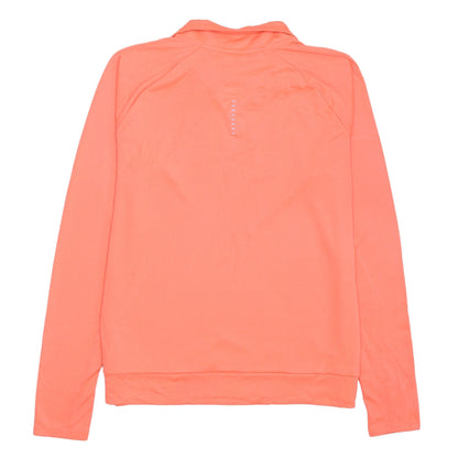 Nike Men's Orange Dri-FIT 1/4 Zip Athletic Running Sweatshirt Size S