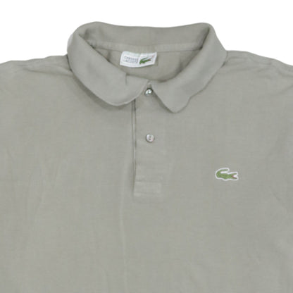 Lacoste Men's Beige Cotton Short Sleeve Polo Shirt Size M