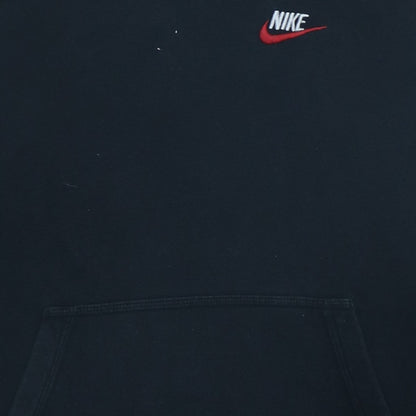 Nike Boys Black Pullover Hoodie L 147-158cm Fleece Logo Sweatshirt