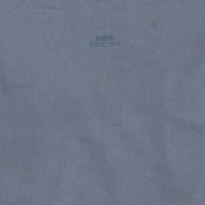 Puma Men's Grey XS Pullover Sweatshirt Crew Neck Logo Sports Top