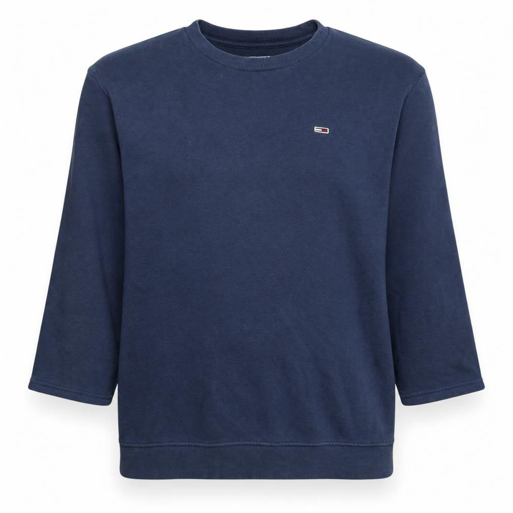 Tommy Jeans Men Blue 2XL Crew Neck Pullover Sweatshirt